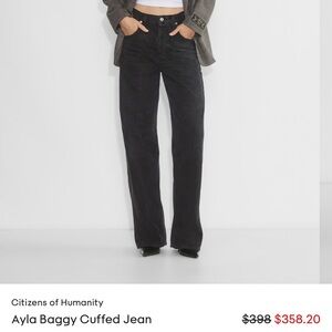 alya cuffed cropped jeans size 28 - bought in november 2024